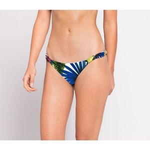 L*Space Sundrop Electric Palm bikini bottom new